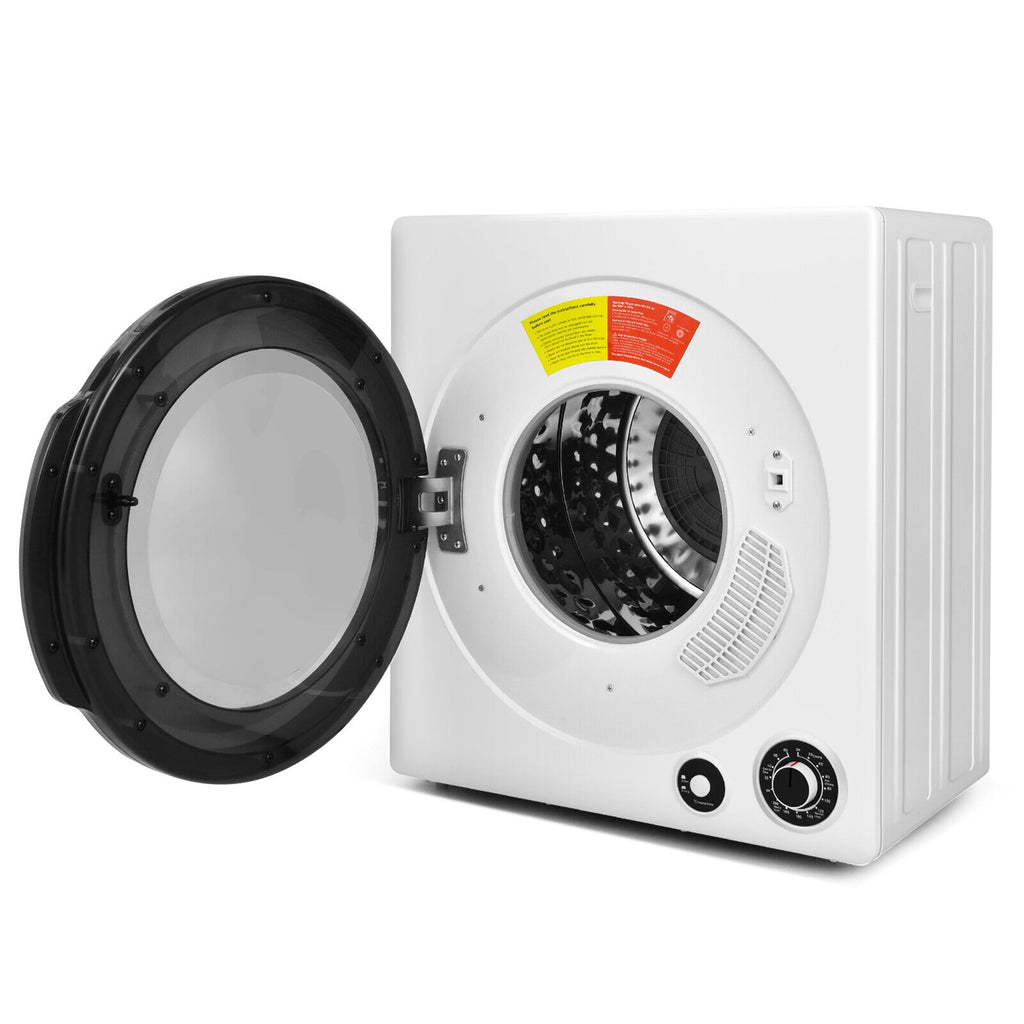 Gymax 13.2 lbs Electric Tumble Compact Laundry Dryer Stainless Steel Tub 1350 W