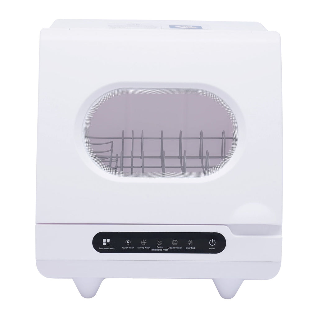 40*40*45cm 1200W Portable White Countertop Dishwasher Mini Countertop Dishwasher Homes Apartments
