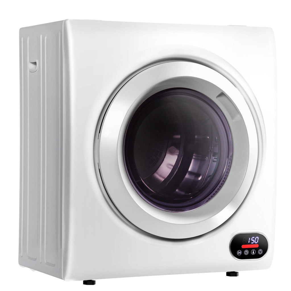 EUHOMY Compact Dryer for Standard Wall Outlet, Small, 4 Modes, 2.6 Cu. Ft Portable Clothes Dryer, White