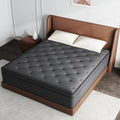 Kviwasha Queen Mattress 14 inch Hybrid Gel Memory Foam & Pocket Innerspring, Pressure-Relief, Medium Firm Mattress