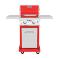 Nexgrill Deluxe 2-Burner Gas Grill with 401 SQ In Grate, 28000 BTUs, Stainless Steel Control Panel & Foldable Side Table, Propane BBQ Grill for Outdoor Cooking, Patios, Backyards and More -720-0864R